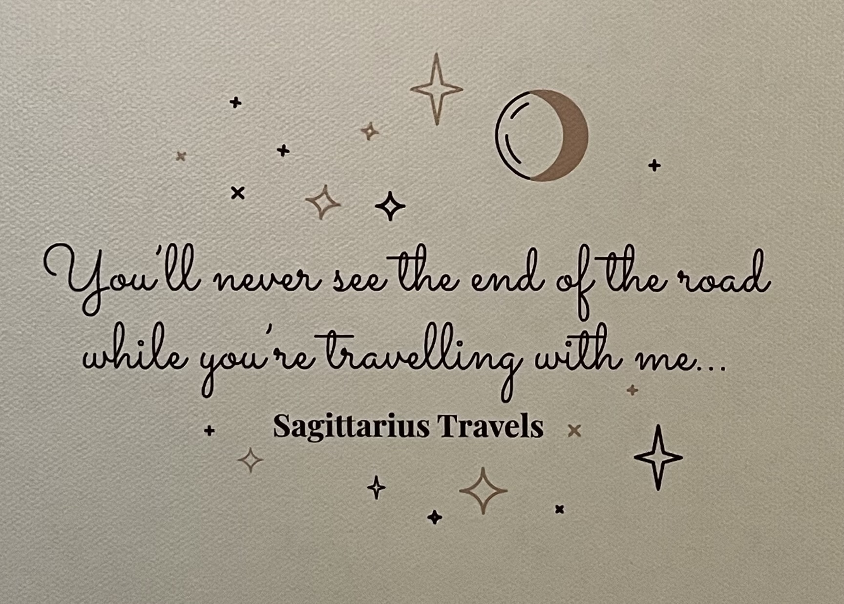 Quote from Crowded House ‘Don’t Dream It’s Over’ on travel.
